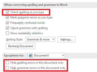 Bagaimana Periksa Ejaan dan Tata Bahasa pada Microsoft Word dan periksa kata sebagai tipe