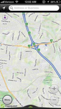 mapquest untuk iphone