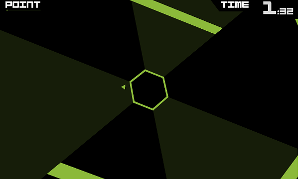 Gameplay Super Hexagon