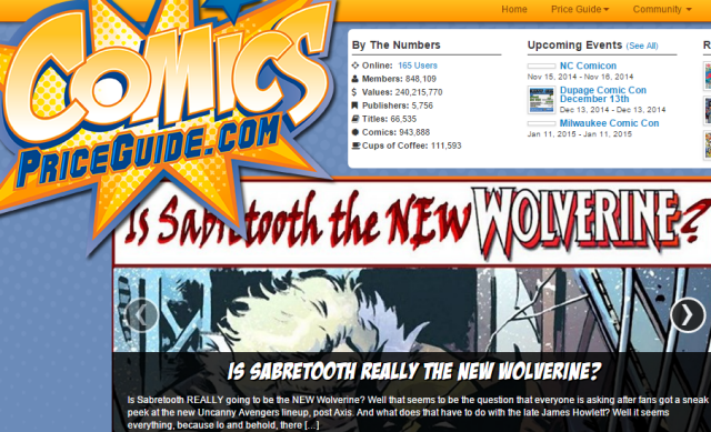 5 Situs Web Untuk The Comic Book Fan comicspriceguide