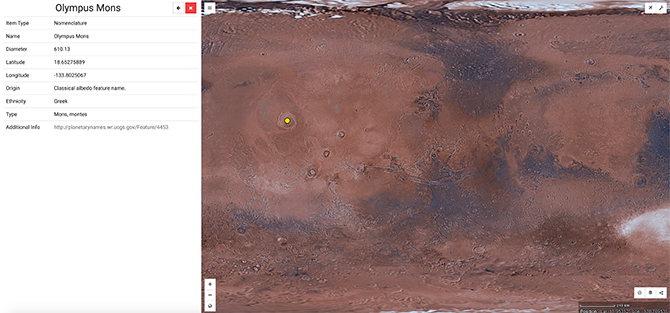 Peta Mars Trek