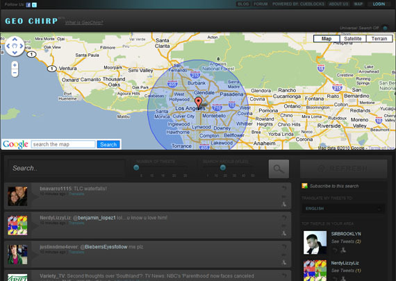 Mashup Twitter dan Google Maps