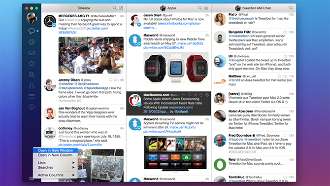 Tweetbot klien Twitter di macOS