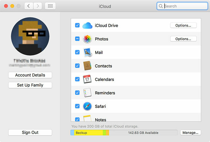 Preferensi iCloud