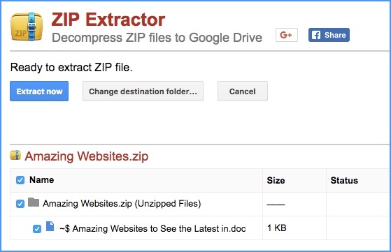 Cara Unzip File ZIP di Google Drive Tanpa Mengunduh Mereka Pertama, Unzip