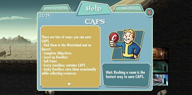 shelter fallout menghasilkan tangkapan layar caps