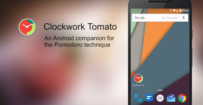 Clockwork Tomato adalah aplikasi Pomodoro Timer gratis untuk Android