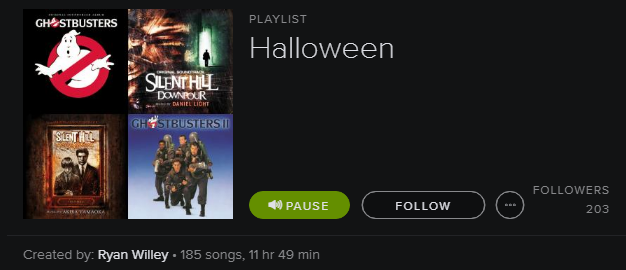 Daftar Putar Spotify - Halloween