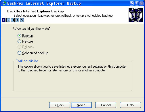 Backup & Restore Pengaturan Browser Internet Explorer Anda yaitu backup1