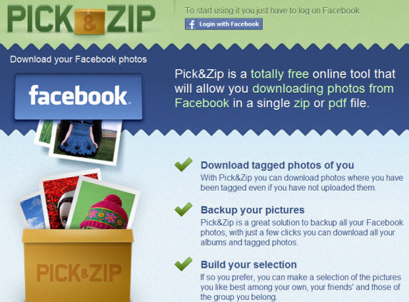 unduh foto Anda dari facebook