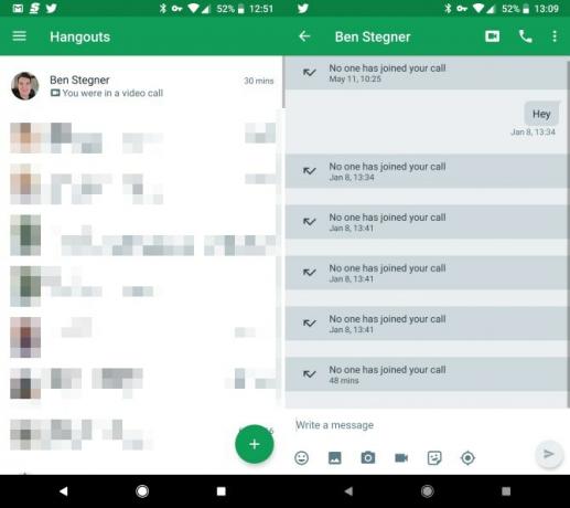 cara menggunakan google hangouts di Android