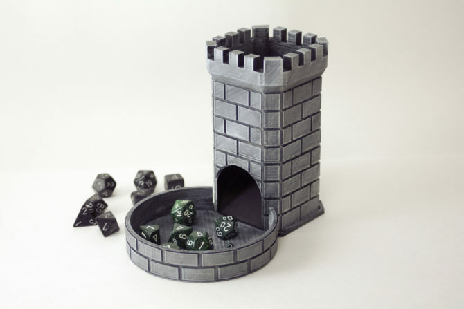 Printable 3D Terbaik untuk menara dadu RPG Tabletop Fantasy 670x447