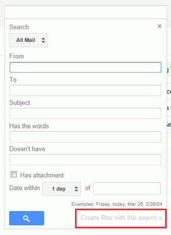 filter gmail