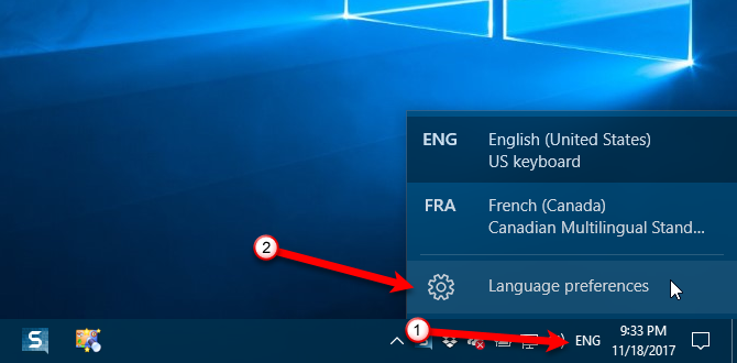 cara mengubah bahasa sistem di windows 10