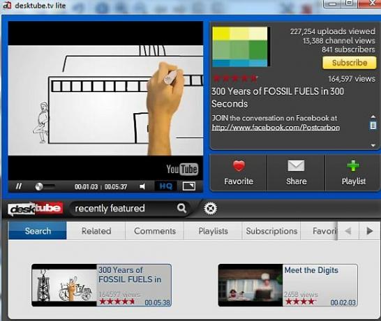 pencarian desktop youtube