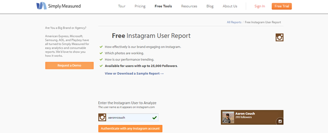 8.1 SimplyMeasured - Nama Pengguna Instagram