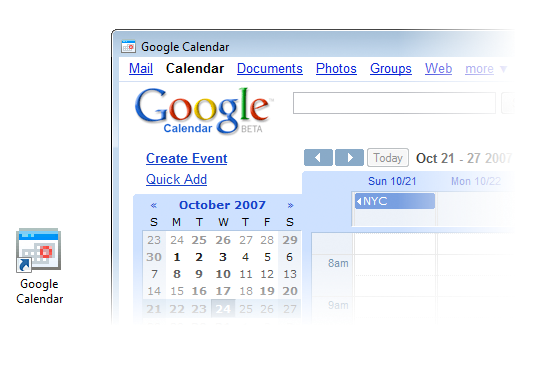 Prism - Kalender Google beraksi