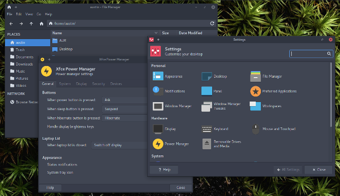 window manager sebagai linux lingkungan desktop