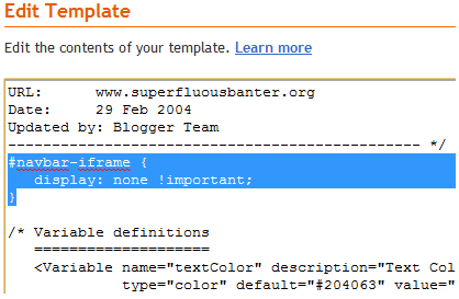 tips blogger google