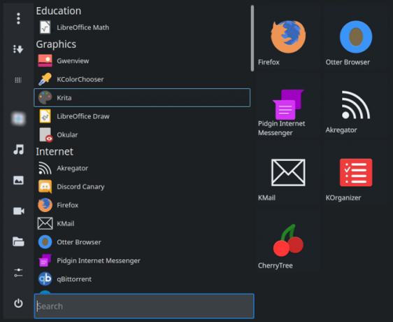 menu ubin plasma