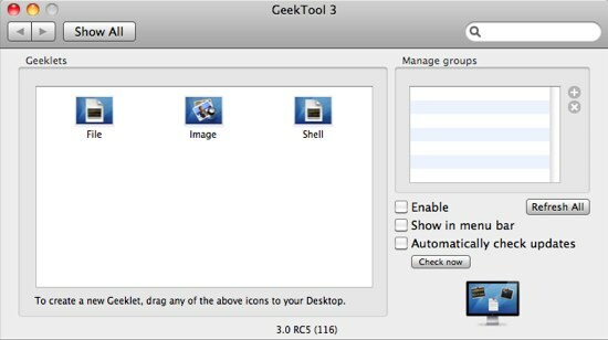 GeekTool - Menampilkan Informasi Sistem pada Mac dalam Preferensi Gaya 01c GeekTool 3