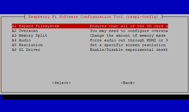 Perluas sistem file di Raspberry Pi