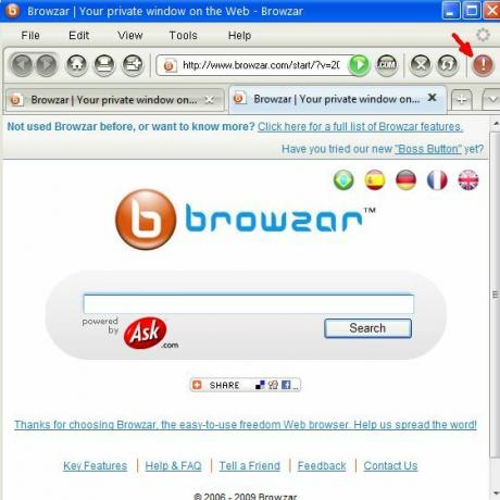 browser web pribadi