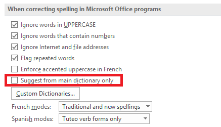 Bagaimana Ejaan dan Tata Bahasa Periksa di Microsoft Word ms word dictionary utama