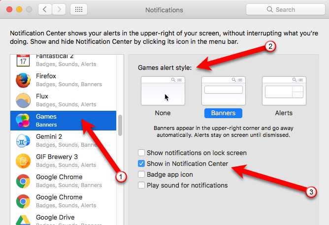 Cara Menggunakan (dan Menonaktifkan) Game Center di Mac & iOS 10 Menyesuaikan notifikasi di Mac