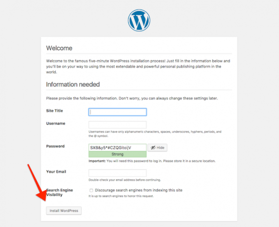 instal wordpress di cloud 9 3