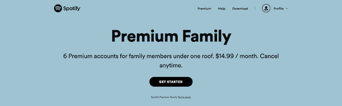 Keluarga Premium Spotify