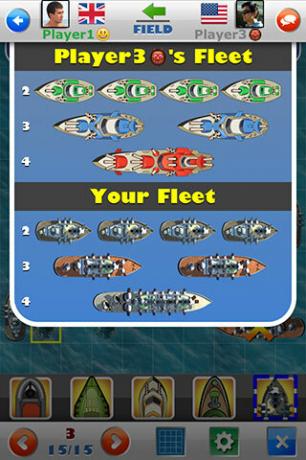 Naval Warfare Multi-Shot untuk iOS adalah Battleship for The Mobile Generation dan iPhone3