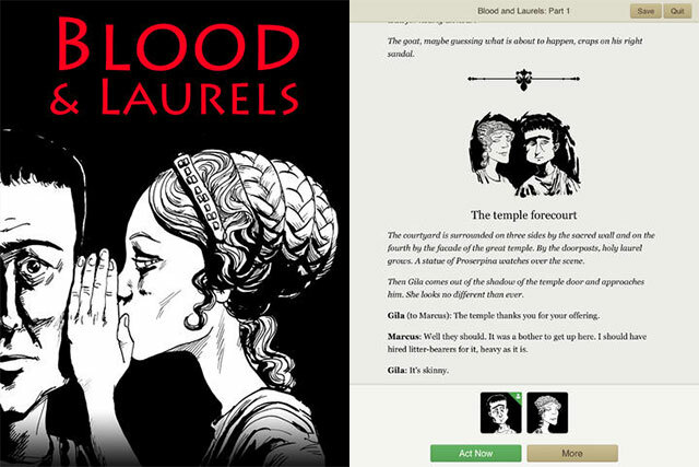 Suka Fiksi Interaktif? Isi iPad Anda atau iPhone Dengan Text Adventures Bloodlaurels