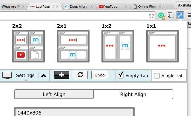 chrome-tab-resize-layout