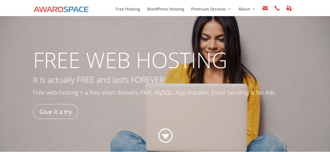 Layanan Hosting Website Gratis Terbaik di 2019, penghargaan web host gratis