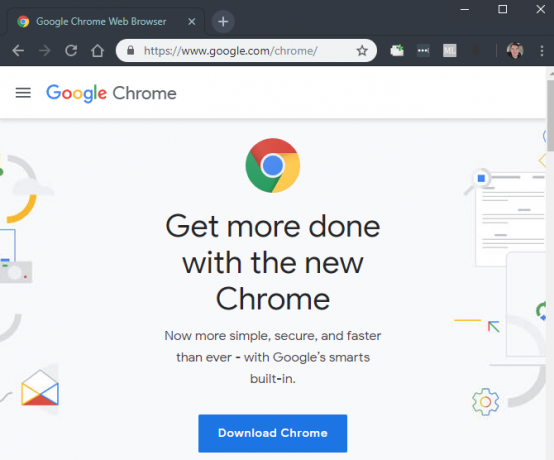 Beranda Google Chrome