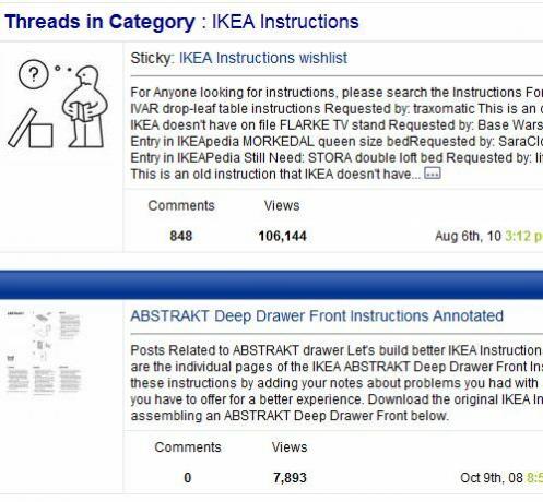 instruksi perakitan untuk furnitur ikea