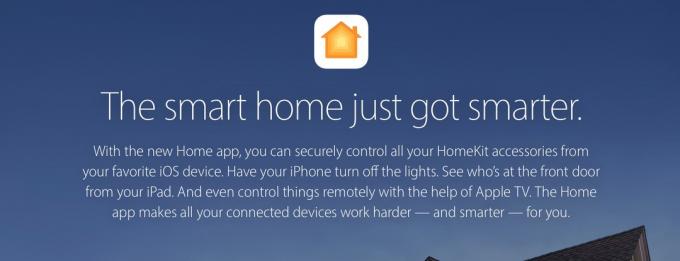 Promo Halaman Web Apple HomeKit