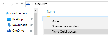 Windows 10 File Explorer Pin ke Akses Cepat