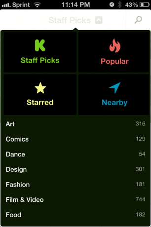 KickstarterApp