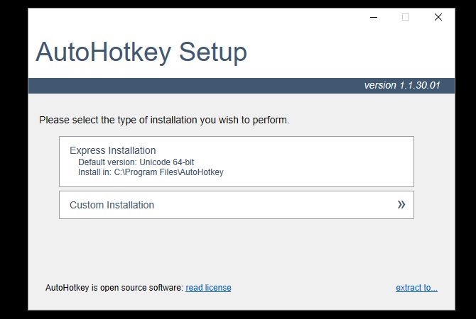 Pemasang AutoHotkey