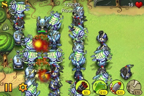 Game Pertahanan Menara iPhone Terbaik 2009 + Fieldrunners3 Gratis