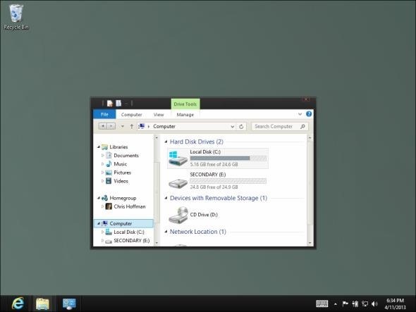 tema di windows 8