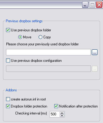 Dropbox portable