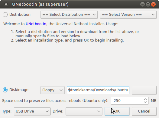 Jaga Instalasi Ubuntu Portable Dengan Anda Ke Mana Pun Anda Pergi, linux live usb unetbootin