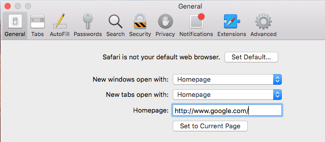 set-homepage-in-safari