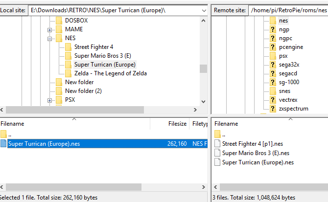 Transfer data ke Raspberry Pi dengan FTP