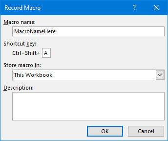 cara merekam makro di excel 2016