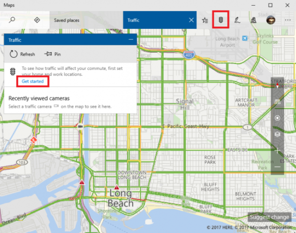 Windows Maps vs. Google Maps: 7 Fitur Windows Tidak Lebih Baik Memetakan lalu lintas microsoft 633x500