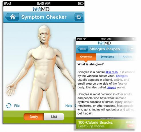 iPad aplikasi webmd